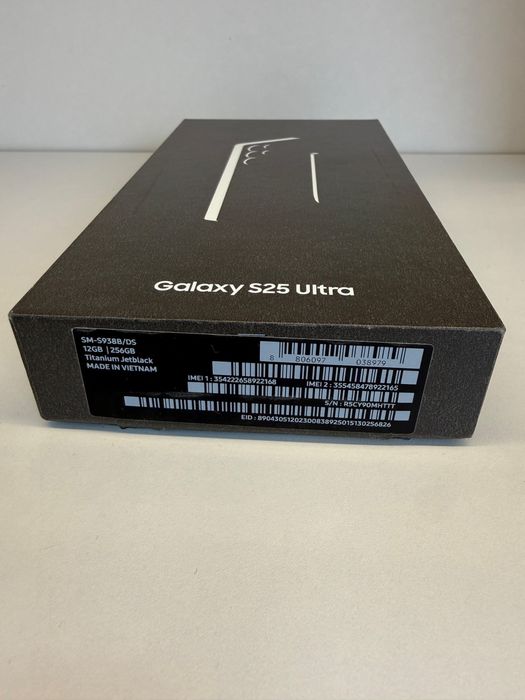 Samsung S25 Ultra, Titanium JetBlack, 256/12Gb, Fullbox