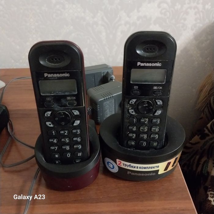 Телефон "panassoniс"домашний с двумя трубками