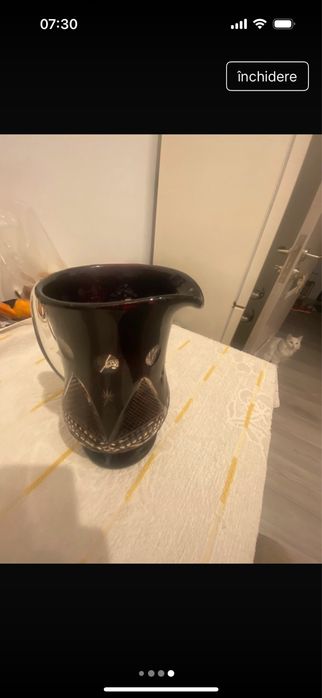 Cana din cristal/rubin