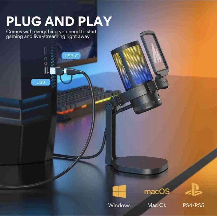 MAONO DGM20 GamerWave Condenser микрофон для стриминга