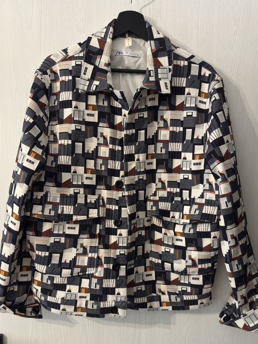 Jacheta Zara x Erin Wilson Geometric Print