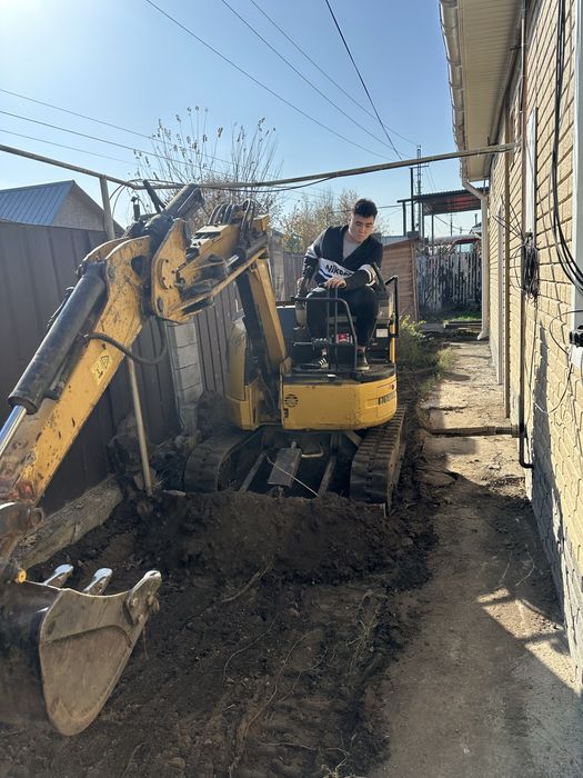 Мини экскаватор услуги мини экскаватора