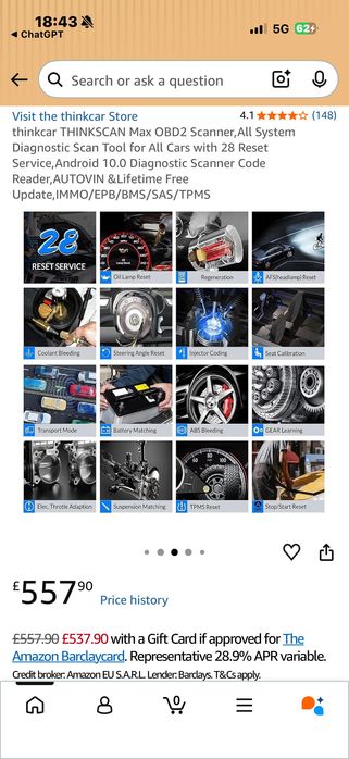 THINKSCAN Max OBD2 Автомобилна Диагностика