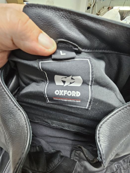 Geacă moto din piele Oxford L nouă