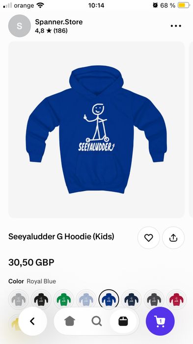 Hanorac Seeyaludder copii S