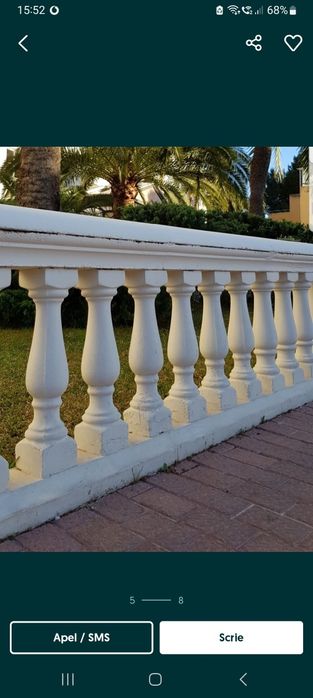 Stalpișori baluștrii garduri terase Dâmbovița Ilfov Giurgiu Argeș Buză