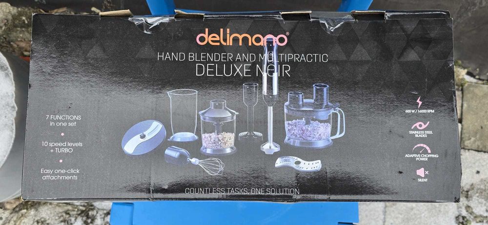 NOU, nefolosit–Blender vertical multifuncti. deluxenoir delimano 7in1