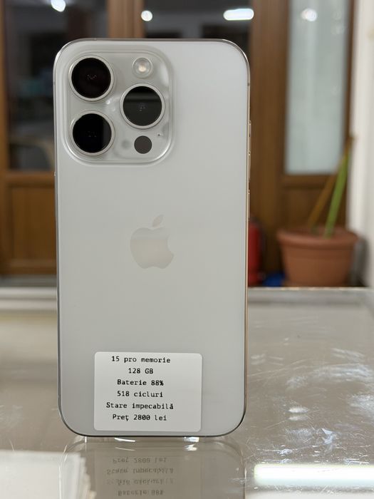 iPhone 15 Pro Pret 2800 lei