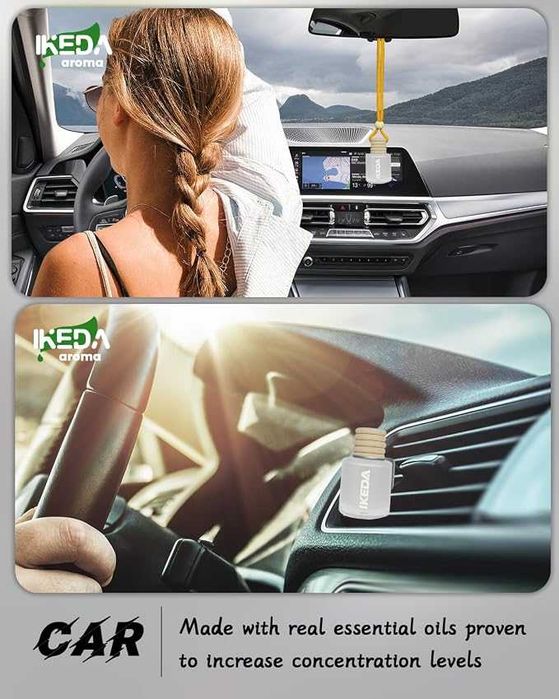Odorizante auto cu miros de cocos de la Ikeda