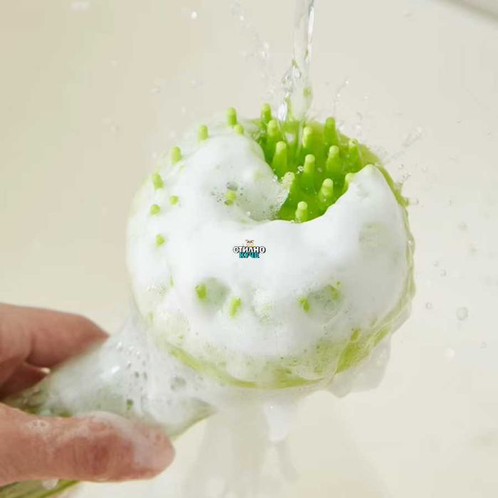 Силиконови четки за баня с пълнител за домашни любимци Четка за куче