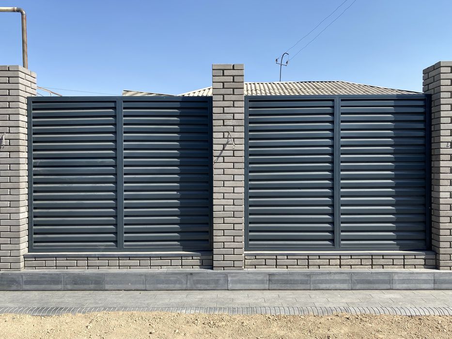 ЖАЛЮЗИ металлические забор jalyuzi парапет