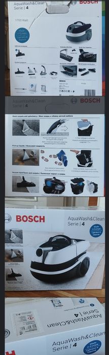 Пылесос моющий Bosch Aqua Whash & Clean Syria 4
