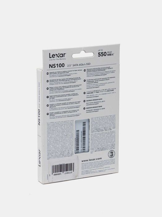 Твердотельные накопители SSD SATA Lexar NS100 256 ГБ