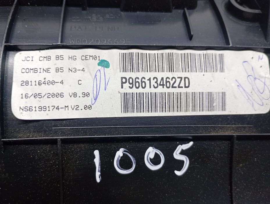 Display bord P96613462ZD Citroen C4 1 (2004 - 2008) 1.6 hdi DV6TED4