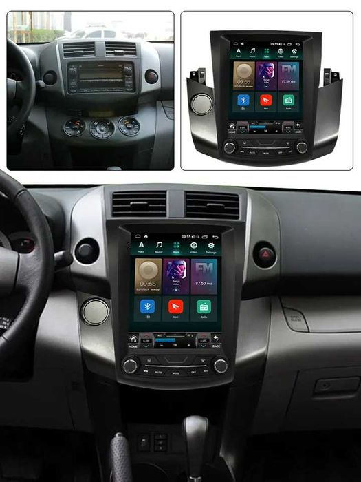 Navigatie Android TESLA Toyota Rav 4 2005-2013 1/6 Gb Ram Waze Carplay