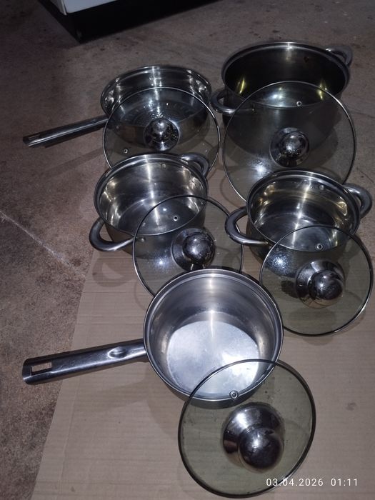 Набор Кастрюль Б/У