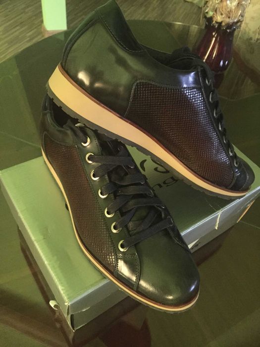 Pantofi sneakers, Nicola Benson Italy original piele naturala ,noi !