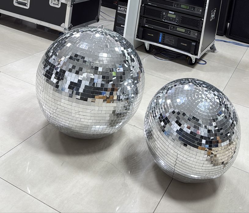 Зеркальный диско шар с мотором