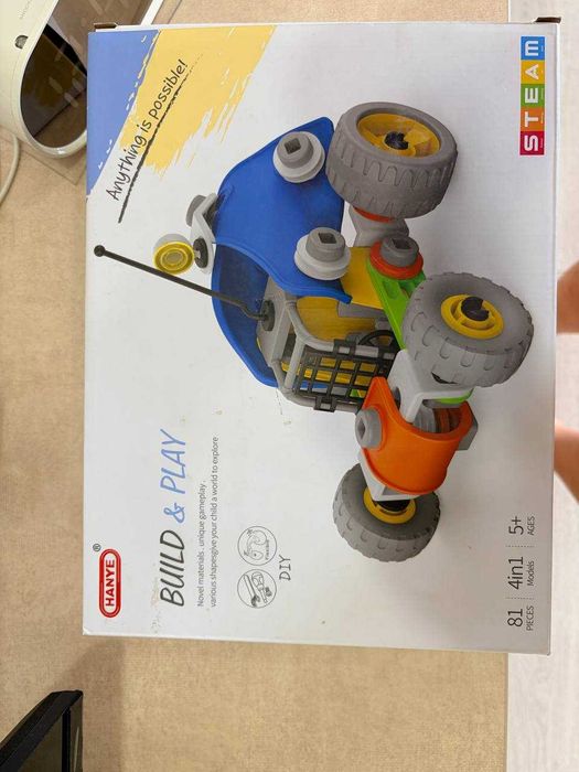 Конструктор Build & Play 4 в 1 – 81 деталь