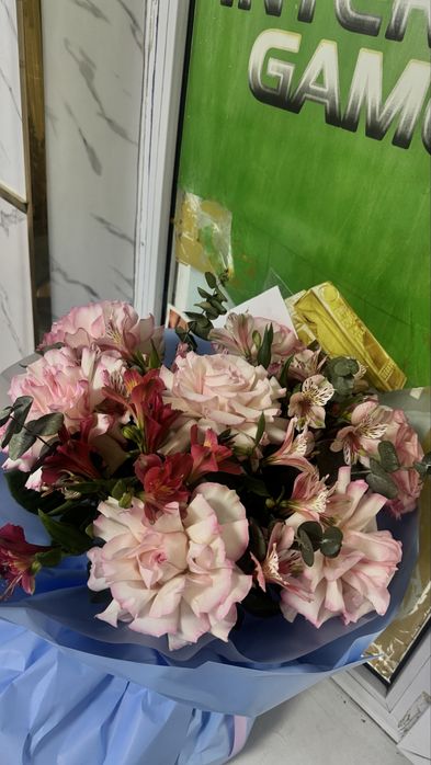 Цветы букет срочно саяхат