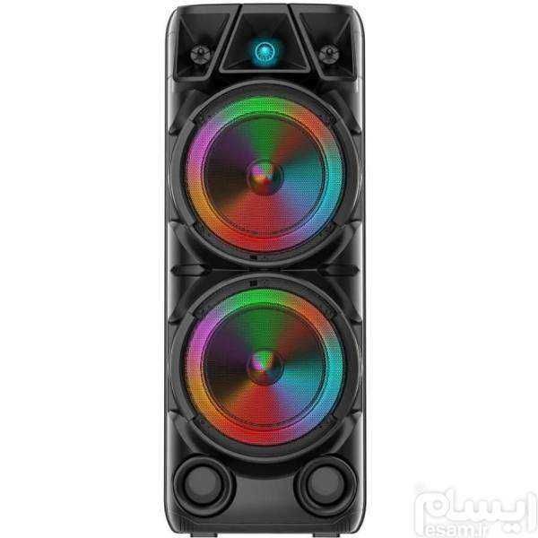 Двойна мощна караоке уредба 2х8" ZQS-8210 - караоке + микрофон USB/SD