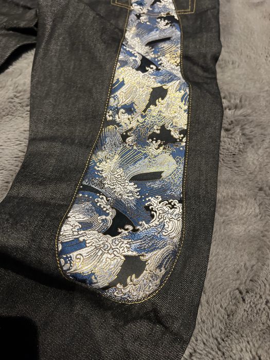 Evisu Raw Denim Blugi Jeans