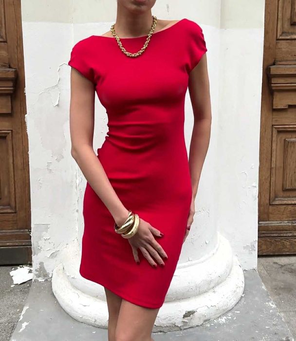 Сарафан-США.Черное,Красное Платье