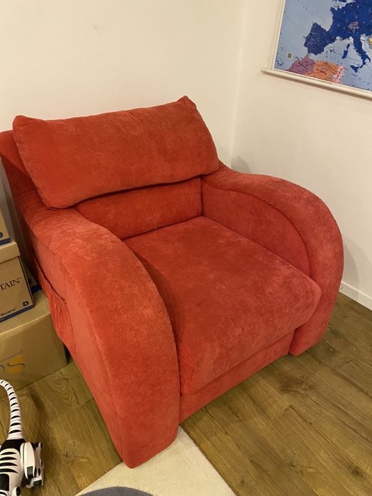 Canapea extensibila + Fotoliu