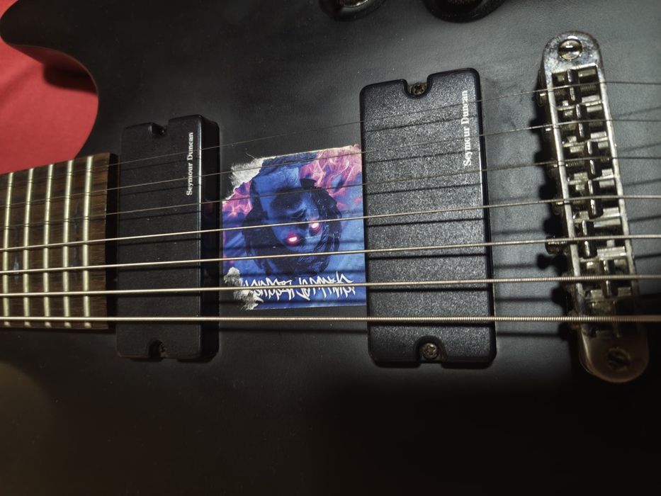 Електрическа китара Schecter Demon 7 (7 струнна + кубета)