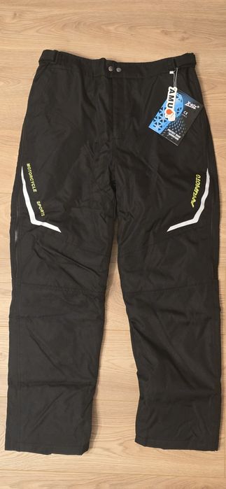 Pantaloni moto iarna XXXL cu protectii si fermoar lateral