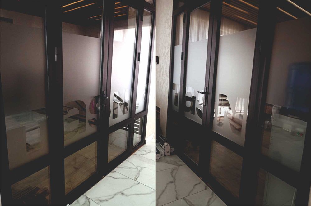 Матовый плёнка Туманка  Tumanka Tanirovka OFIS OYNA logo