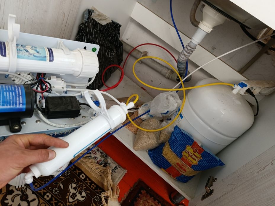 Фильтр орнату. Суға арналған фильтрлер