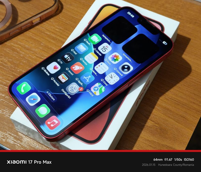 Apple iPhone 14 - 128 GB Red Product /Impecabil / Neverlock