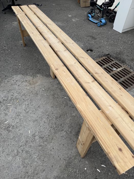 Стол и лавочки для бани