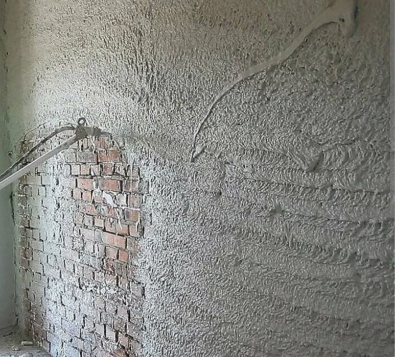 Штукатурка стен аппаратом