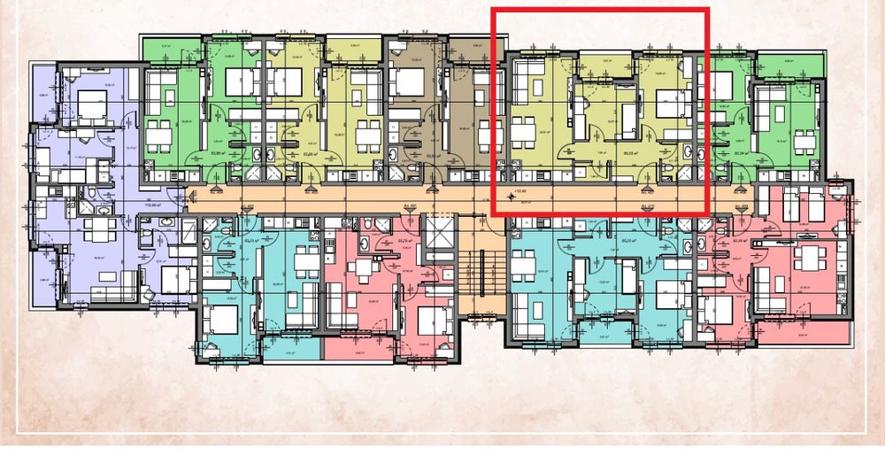 Продава се Тристаен апартамент в Бургас, Долно Езерово - 85 кв.м за 495 €/кв.м - Снимка #1