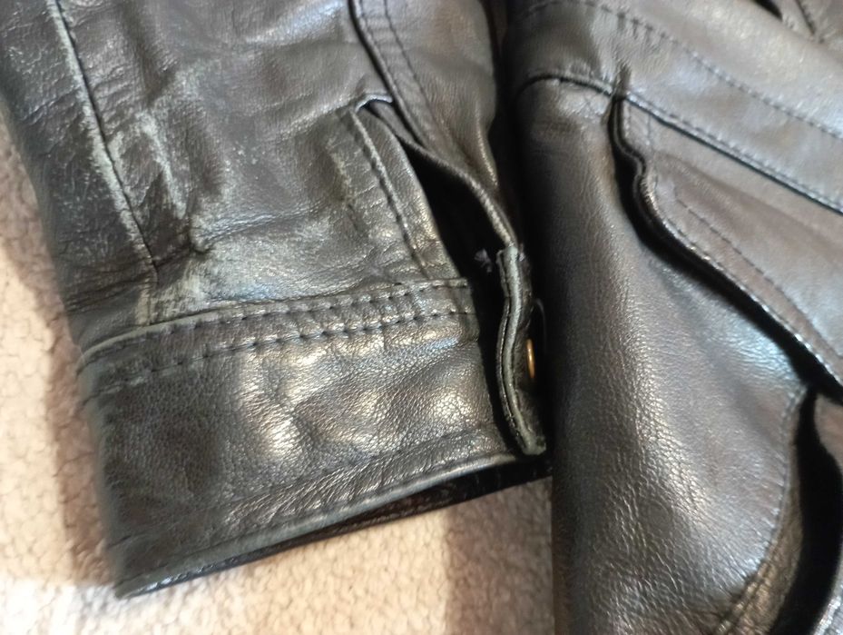 Оригинална военна шуба от естествена кожа българска армия - размер 54