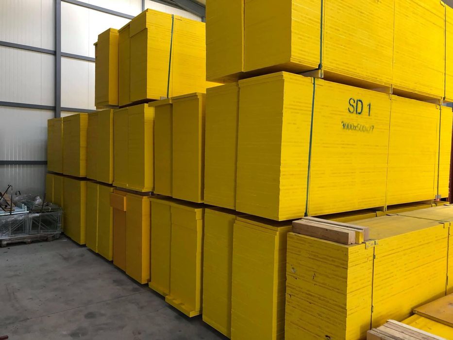 Cofraje tip doka, placa galbena, panouri lana, popi, schele, tego