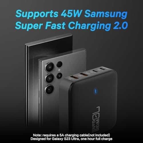 Зарядно AVUMDA USB C Charger 4 Ports PD3.0 GaN III 70W