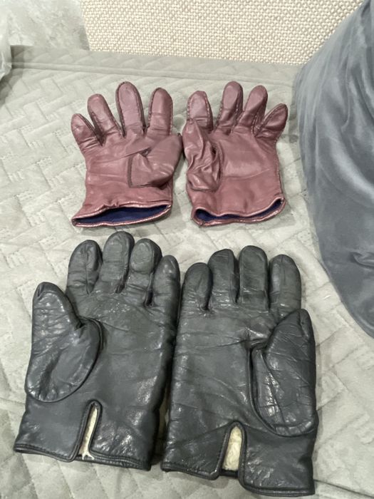 Продам кожаные зимние перчатки