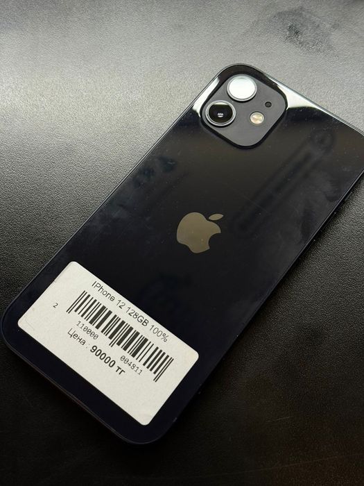 Iphone 12, 128гб, 100% акб, Kaspi 0-0-12