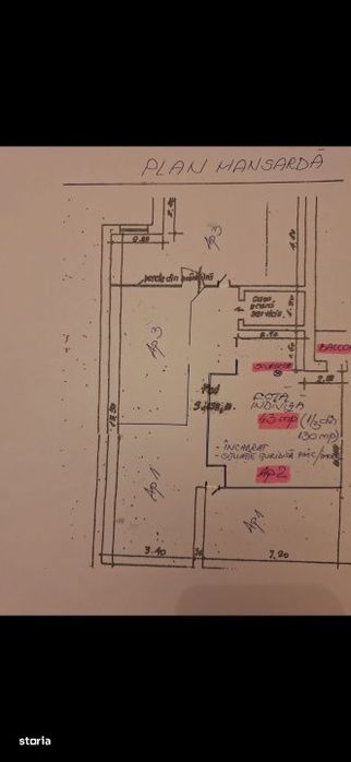 Unicat| Apartament 3 Camere|Mandarda | Zona Pietonala|
