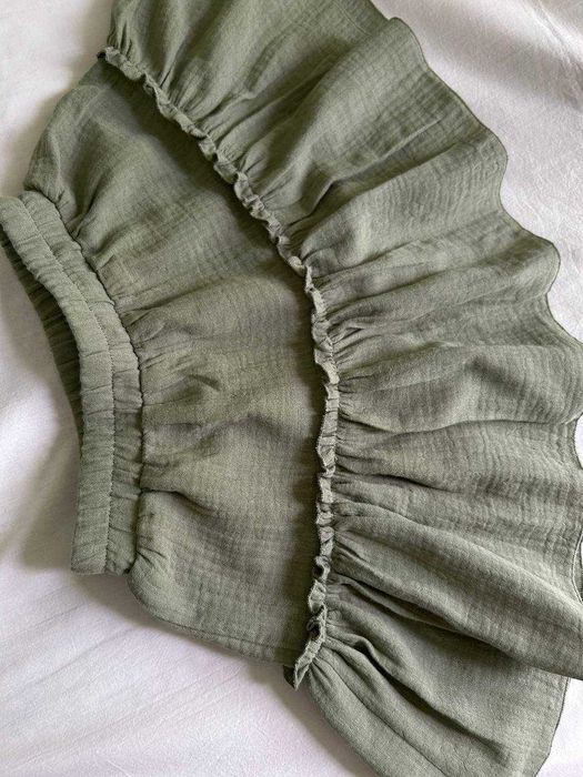 Юбка для девочек цвет хаки