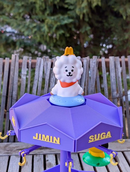Carusel BT21 BTS pentru figurine McDonald's