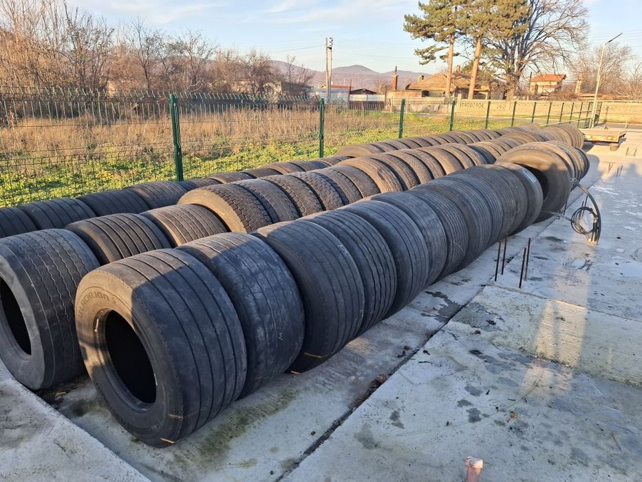 435 50 19.5 ,445 45 19.5 ,385 65 22.5, 385 55 22.5, 315 70 22.5 гуми