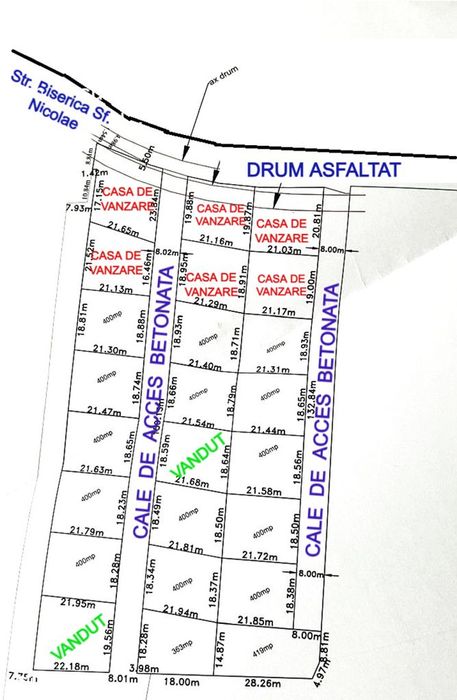 MIROSLAVA - IASI - Loturi teren intravilan - zona Notariat I. Paduraru