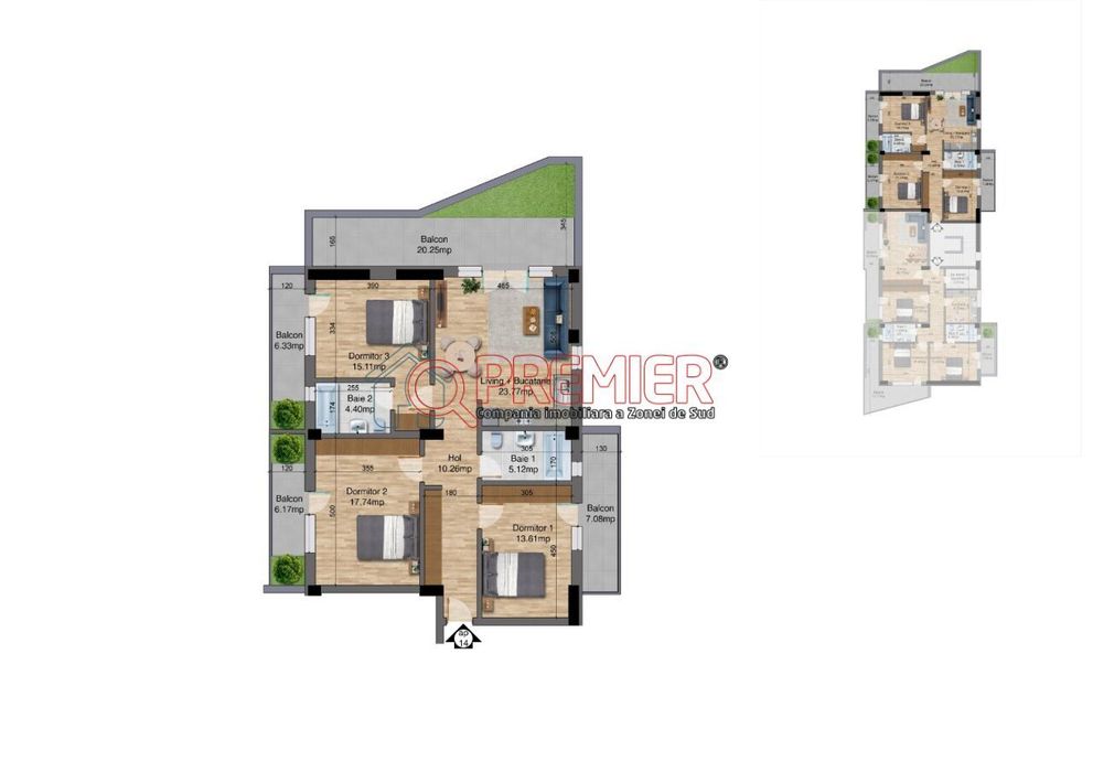 4 camere si terasa - Brancoveanu - Oraselul Copiilor