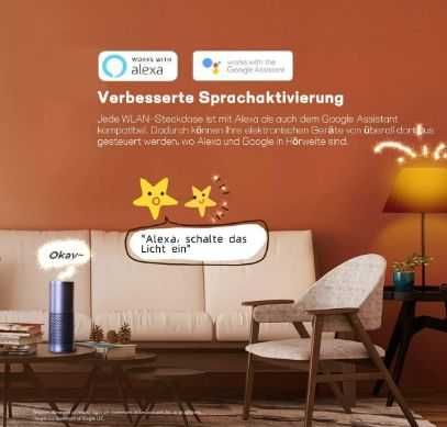 Смарт контакт Tenda Beli Smart Wi-Fi, с програмиране