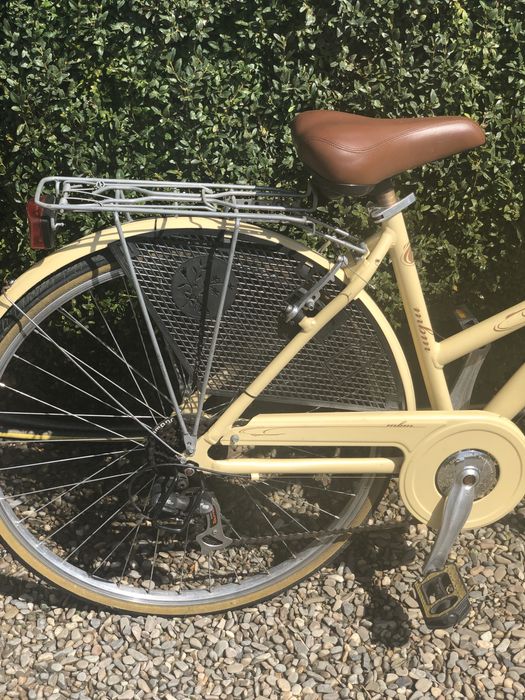 Bicicleta dama crem / aluminiu