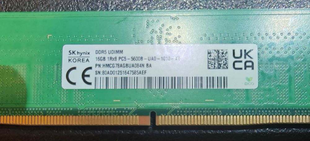 Продавам Нова Рам Памет Hynix 2x16Gb DDR5 5600Mhz